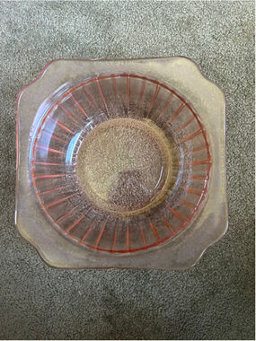 Unisex Jeannette Glass Pink Depression Glass Serveware One Size